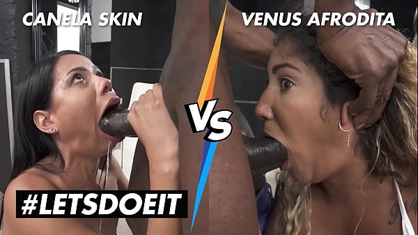 Canela Skin e Venus Afrodita fazendo sexo com dotado