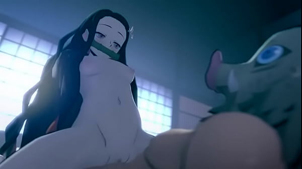 Nezuko hentai transando de madrugada com safado