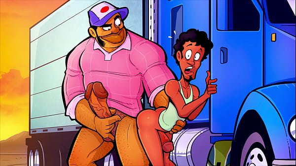 Porno gay desenho caminhoneiro comendo macho na estrada